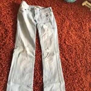Hollister boot cut jeans light wash